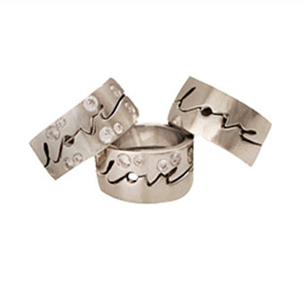 Love Times Love with Diamonds | Gold Rings - Click Image to Close